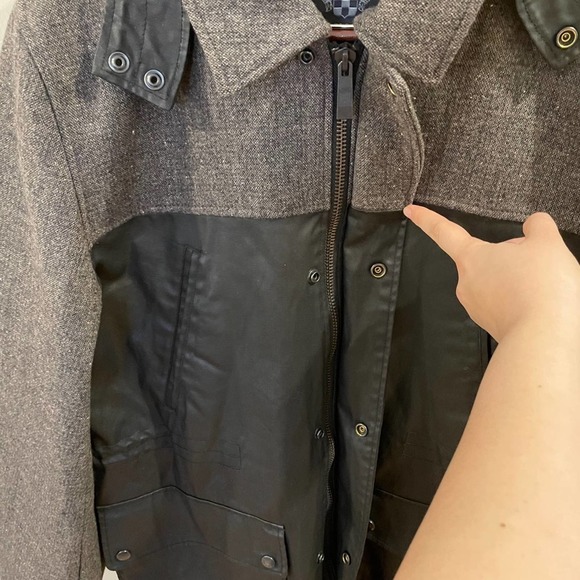 Vince Camuto Wool Blend Technical Anorak Large - Picture 6 of 16